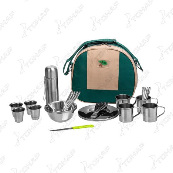 Кейс 555 на 4 персоны, с термосом (К4Т) 11-5-003