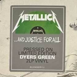Metallica. ...And Justice For All (2 LP Green Vinyl) Металлика. Новая запечатанная виниловая пластинка