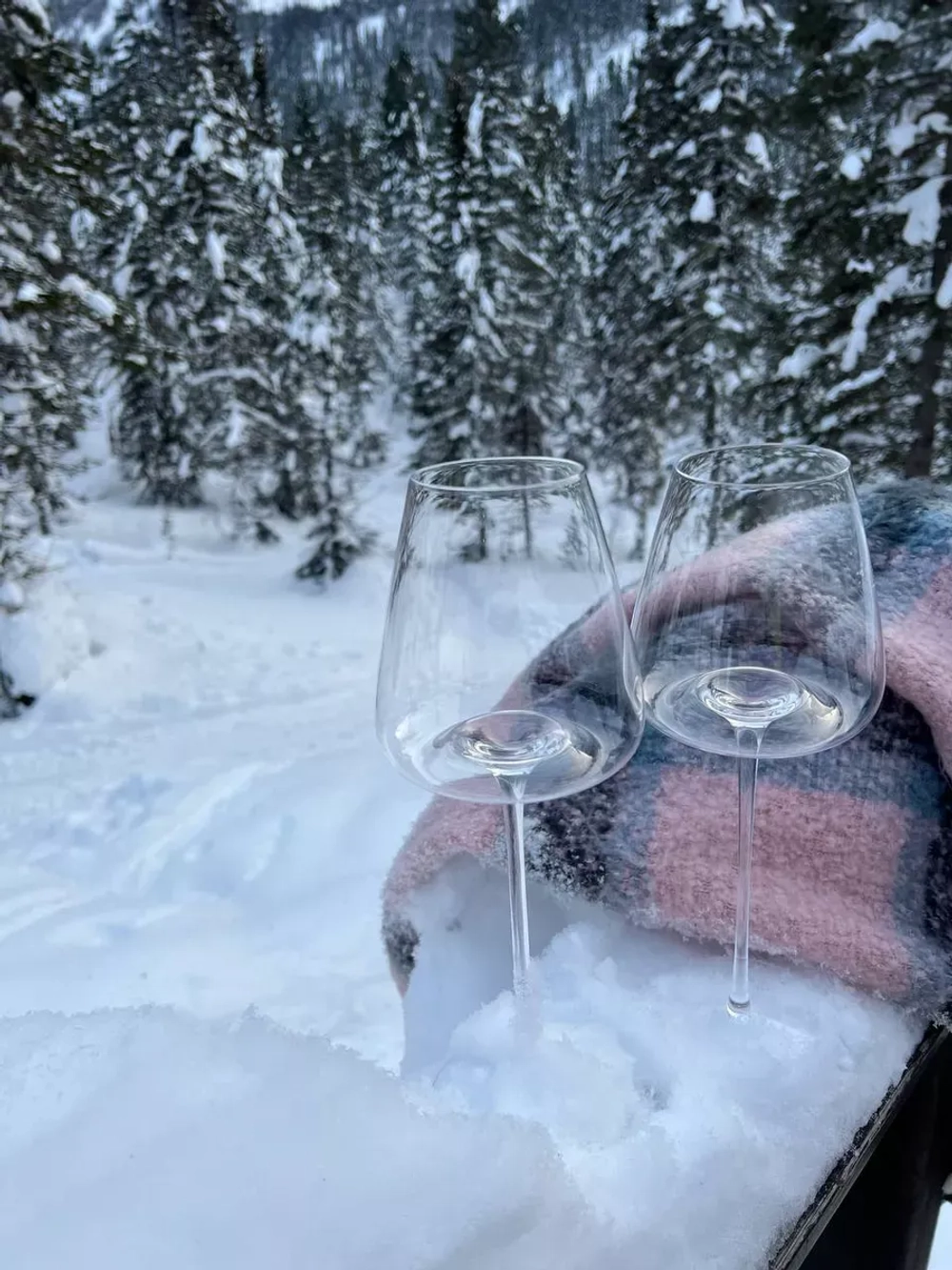 Бокал для вина на длинной ножке, 550 мл, 2 шт