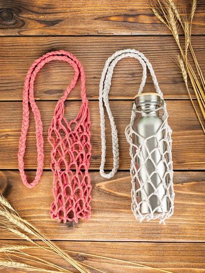 Авоська для бутылки, неокрашенная