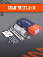 Доводчик дверной НОРА-М 4S серебро до 120кг