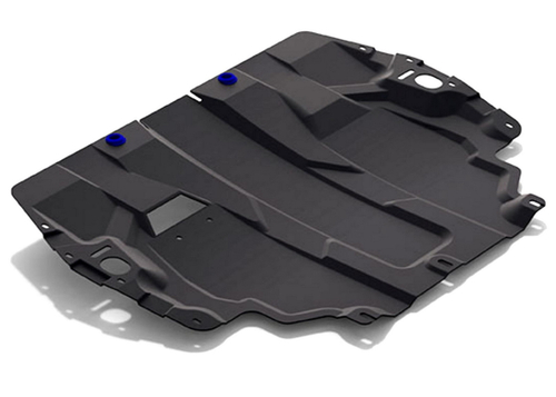 Защита картера и КПП Rival для Volkswagen Caddy IV (V - 1.6) (без Webasto) 2015-2020, сталь 1.5 мм, с крепежом, штампованная, 111.5855.1