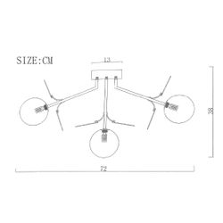 Потолочная Люстра Light Of Matisse C D72 By Imperiumloft