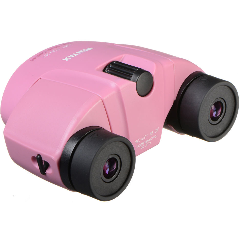 Бинокль PENTAX UP 10x21, розовый
