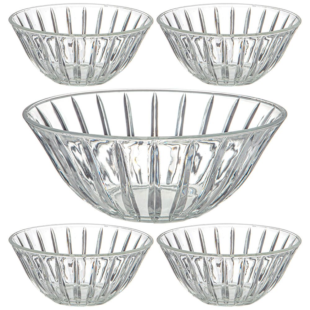 НАБОР САЛАТНИКОВ ИЗ 5 ШТ. "LINES" 1600 МЛ/300 МЛ