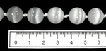 Бусы из Кошачьего глаза kgbu001-bel12
