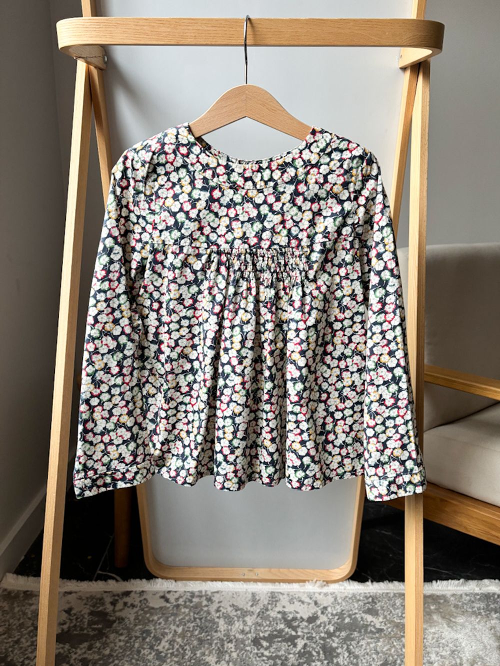 Хлопковая блузка Bonpoint, 128