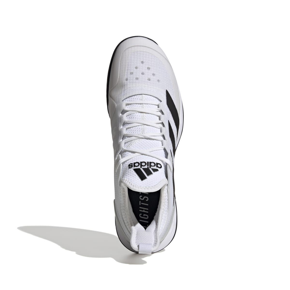 Мужские кроссовки теннисные Adidas Adizero Ubersonic 4 M - cloud wihite/core black/silver metalic/grey