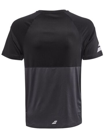 Мужская теннисная футболка Babolat Compete Crew Neck Tee Men - black/black