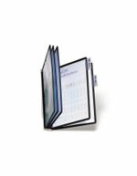 Демосистема настенная на 5 панелей, с 5 черными панелями + табуляторы, DURABLE (Германия) "SHERPA", 5810-01