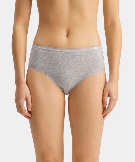 Женские трусы  классика (3шт) Atlantic 3CLP-004, черный + белый + светло-серый меланж