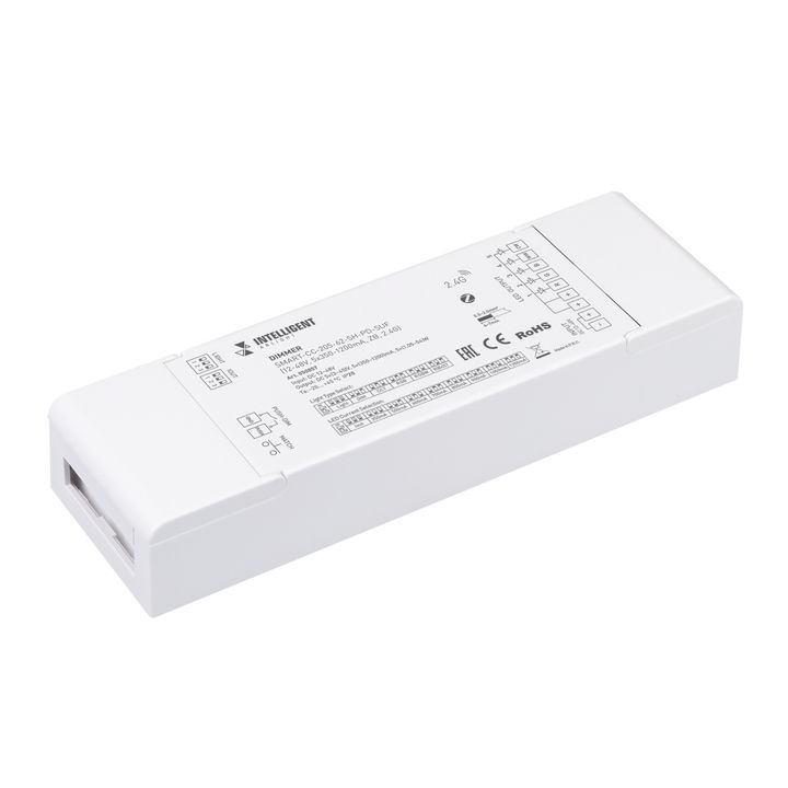 INTELLIGENT ARLIGHT Диммер SMART-CC-205-62-SH-PD-SUF (12-48V, 5x350-1200mA, ZB, 2.4G) (IARL, Контроллер) 050857