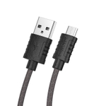 Кабель Borofone BX52 USB-microUSB 2.4A 1м Silicone Black