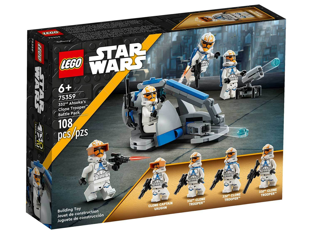 LEGO Star Wars 75359 «Боевой набор солдат-клонов 332-го полка Асоки» — минифигурки