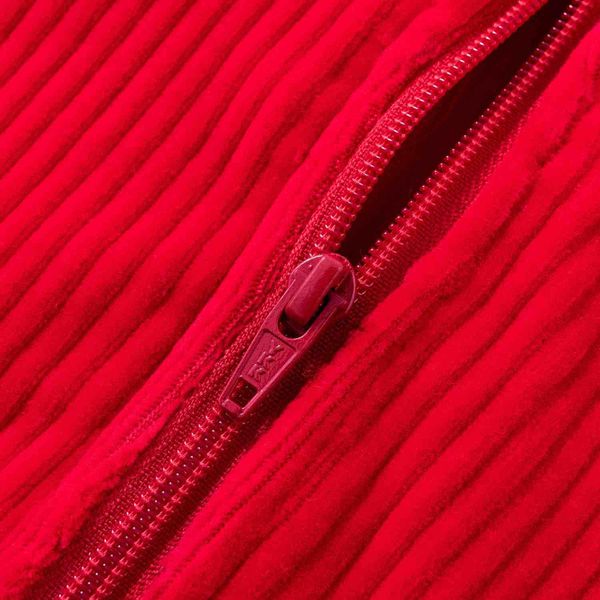 Толстовка Puff велюровая красная - фото 6