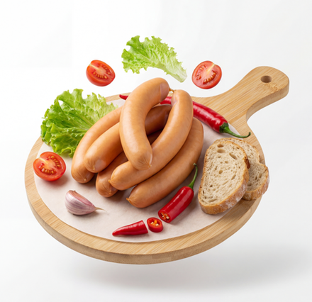 Сосиски Нежные из индейки н/о, Ломоносовский МК