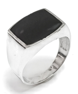 Ювелирное мужское кольцо из серебра