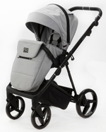 Детская коляска Adamex Quantum 3 в 1 Q-TK83 TIP (СВ.СЕРЫЙ)