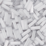 Японский бисер TOHO Bugle (стеклярус) 6mm (№1483), сатиновый непрозрачный