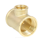 Тройник латунь переходной Ду 25х15х25 (1"х1/2"х1") ВР LD LD.65.523.25x15x25