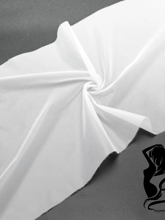 Корсетная сетка Lauma, мягкая, арт.388А, белый 001