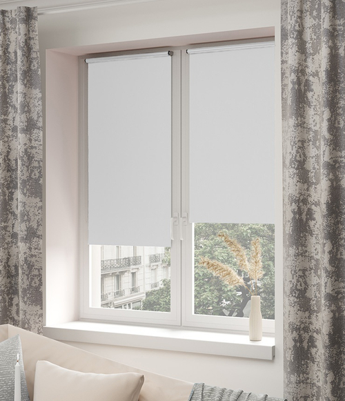 Рулонные шторы Лайт Белый