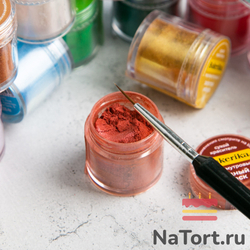 Краситель сухой перламутровый Bakerika «Медный блеск» 4 гр