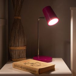 ULM-B600 6W-4500K-DIM RED Светильник настольный светодиодный. 6W. Сенсорный выключатель. Диммер. Розовый. ТМ Uniel