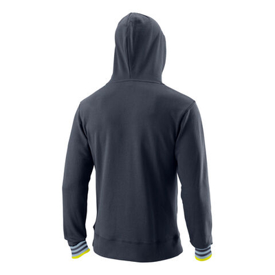 Мужская кофта теннисная Wilson Script Eco Slimfit Hoody Men - Blue, Yellow