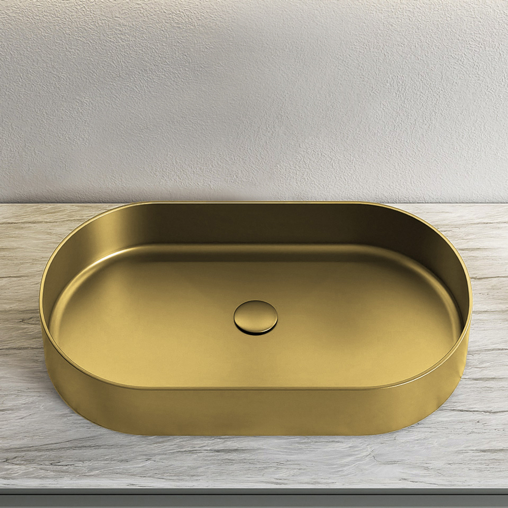 Раковина AltroBagno Eterno 001025 OrSp из нержавеющей стали