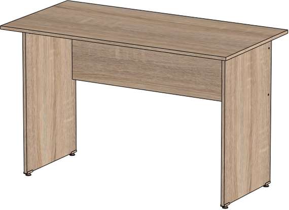 Стол письменный Стандарт Про дуб сонома