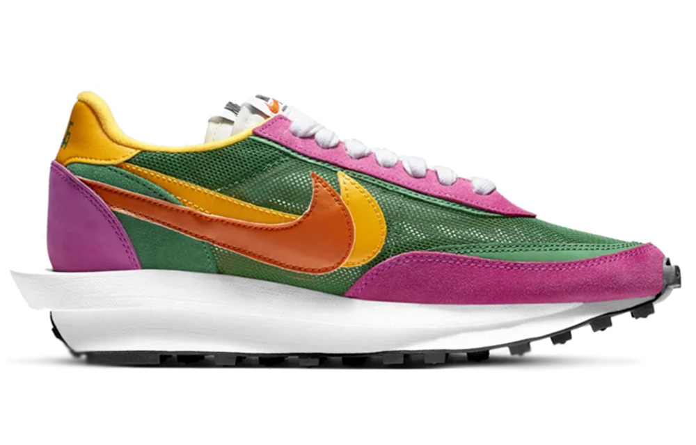 Кроссовки Sacai X Nike Waffle Pine Gree