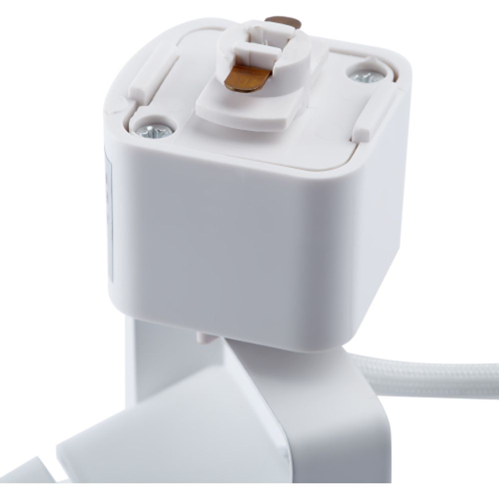 Трековый светильник однофазный ЭРА TR10-GU10 WH под лампу MR16 белый | Однофазные светильники под лампу