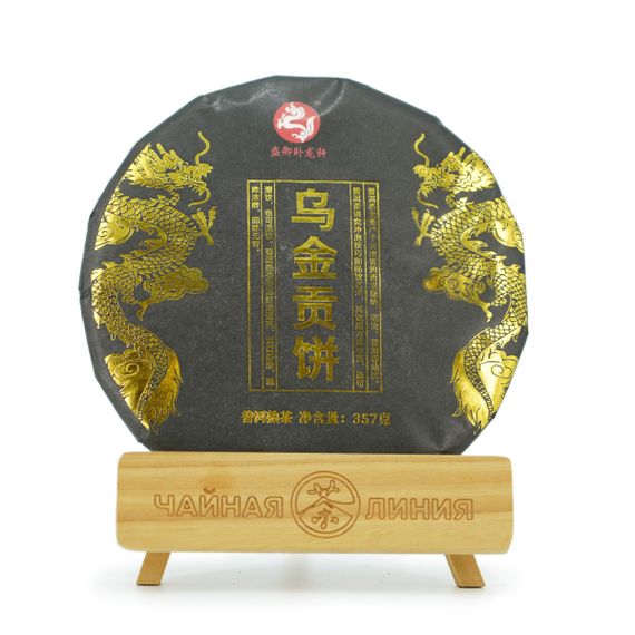 Шу пуэр 2020 г. &quot;Чёрное золото&quot; завода &quot;Чжоуши&quot;, 357 г