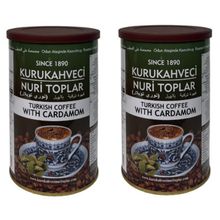 Кофе молотый Kurukahveci Nuri Toplar с кардамоном 250 г 2 шт