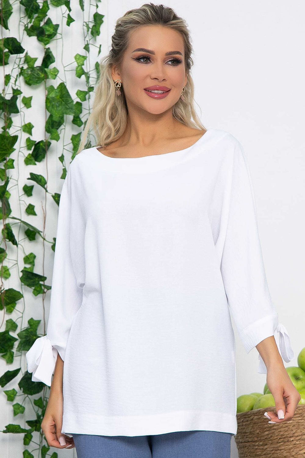 Блуза Гэтсби (белая) Б13557-8М LT Collection