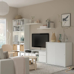 Шкаф для ТВ - IKEA VIHALS, 200x47x337cм, белый, ВИХАЛС ИКЕА