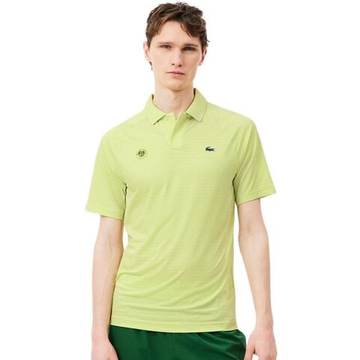 Мужское теннисное поло Lacoste Roland-Garros Edition - pistachio green