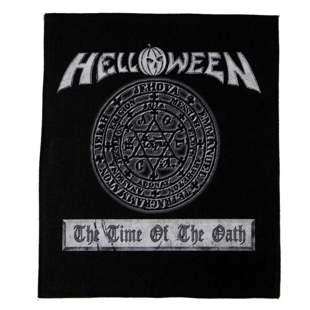 Нашивка спиновая Helloween The Time Of The Oath