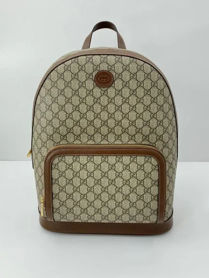 Рюкзак Gucci GG Supreme коричневый