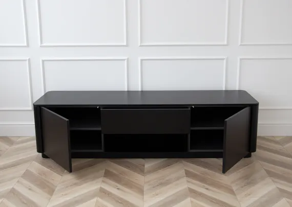 Тумба Tammi под ТВ ширина 180 см (черный)