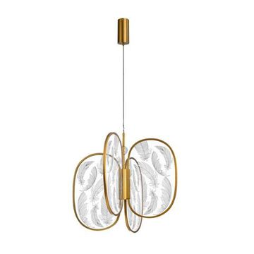 6664/53L L-VISION ODL_EX24 000 Подвесной светильник античн бронза/металл/акрил IP20 LED 54W 3000Лм 3000K PIUMA