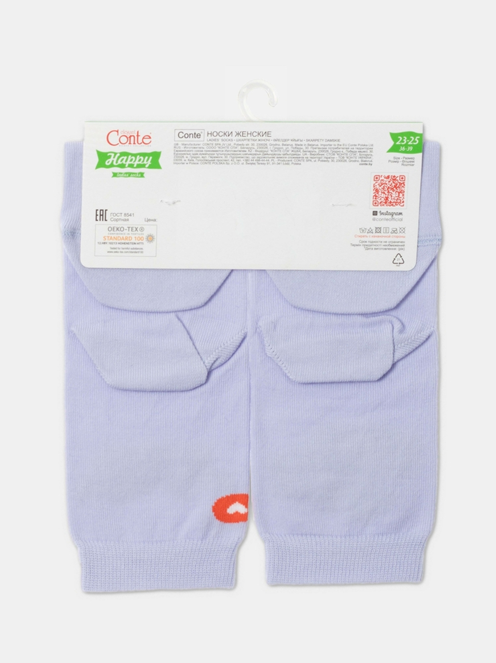 CONTE HAPPY Хлопковые носки с рисунками "Oh mon chéri"