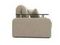 Диван Денвер 1,4 - Velutto 17 бежевый/  коричневая накладка