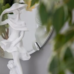 Зеркало настенное Лаундж 54см х 65 см Античное серебро