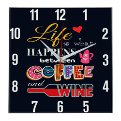 Настенные часы coffee 5 2 Декор для дома, подарок