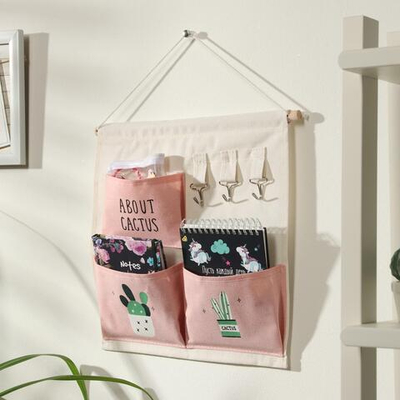Подвесной органайзер с карманами «Кактус» (30х34 см)