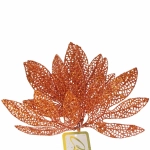 Ветка декоративная «Сказочный листопад» 25 см, Янтарь