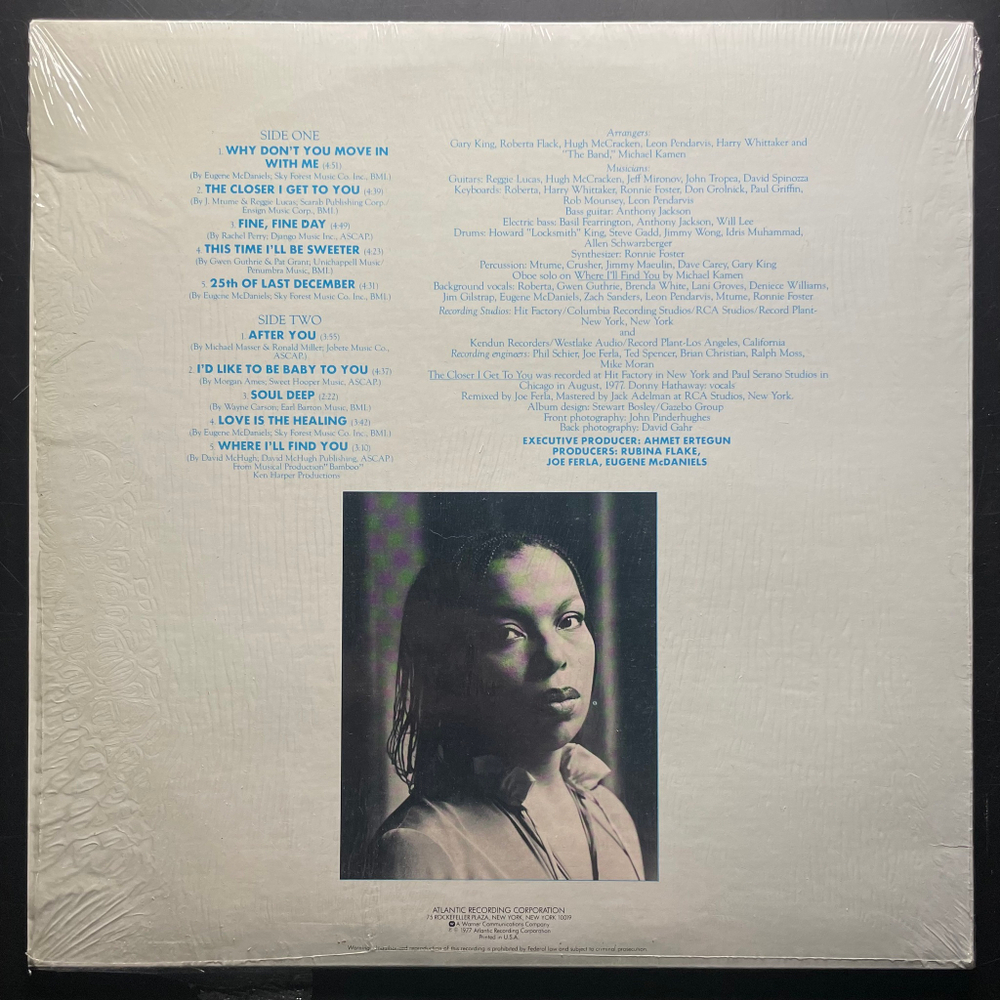 Roberta Flack ‎– Blue Lights In The Basement (США 1977г.)