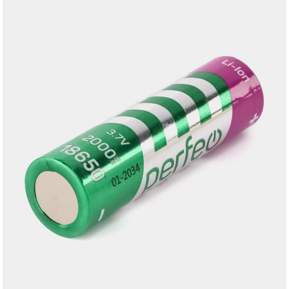 Аккумулятор 18650 -2000mAh 3.7v Li-ion Perfeo 1шт/уп